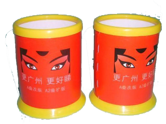 广告笔筒